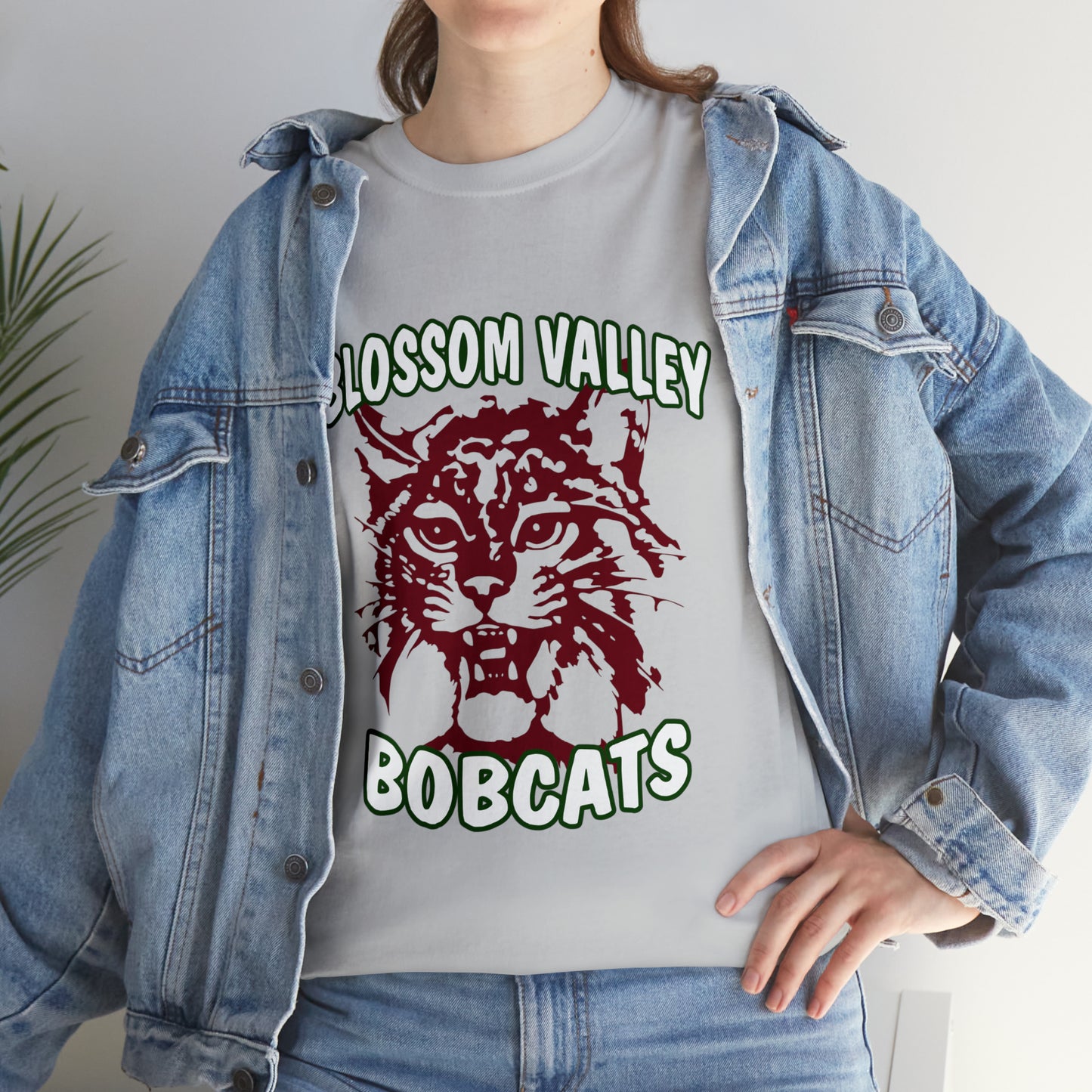 Old School Bobcats Adult Tee