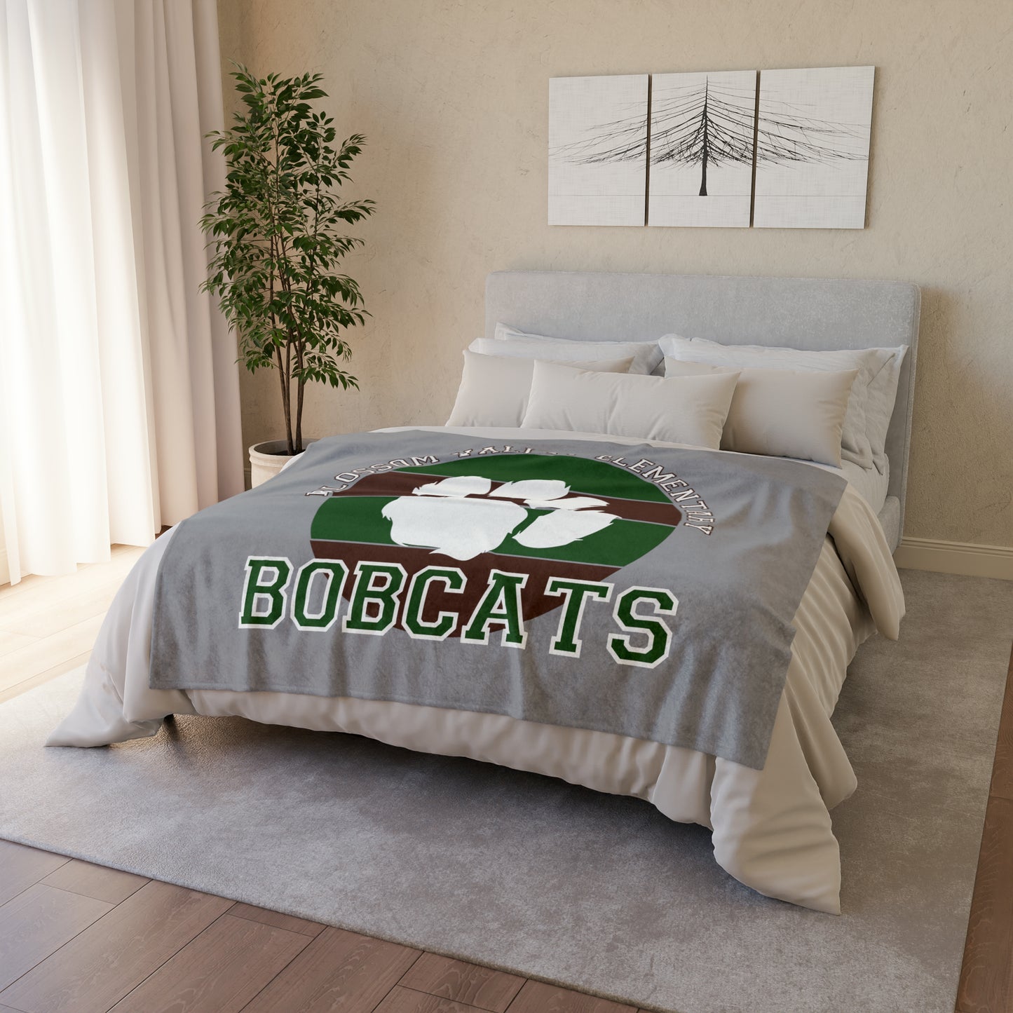 BV Paw Print Blanket