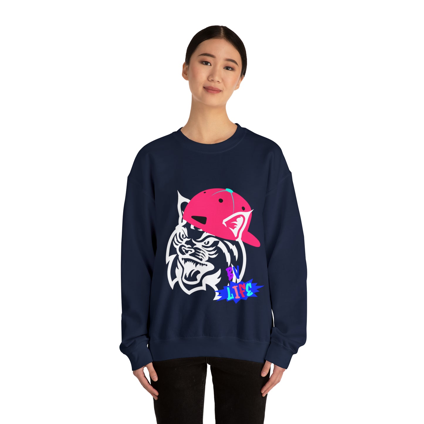 BV Life Cat Adult Crewneck Sweatshirt