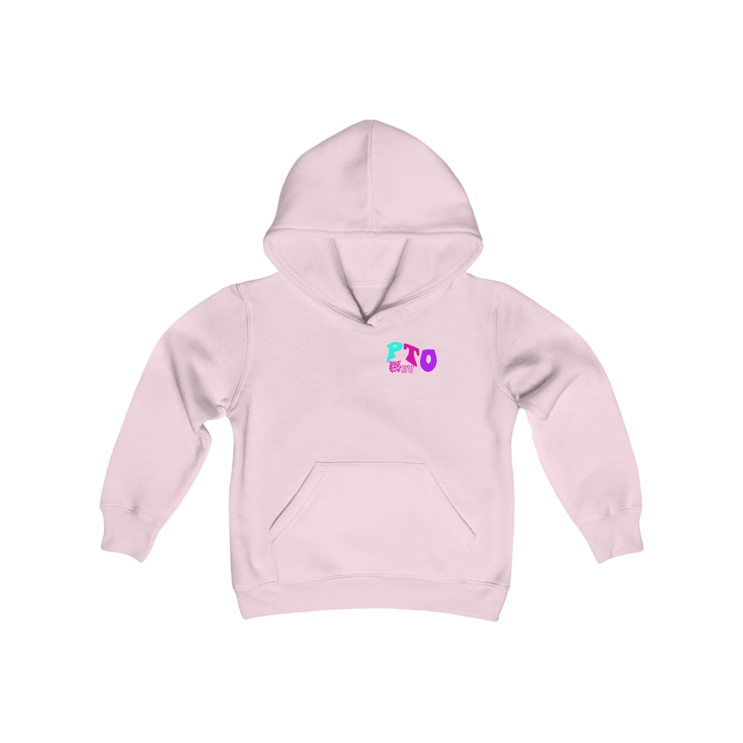 PTO Era Kids Hoodie (Pink Logo)