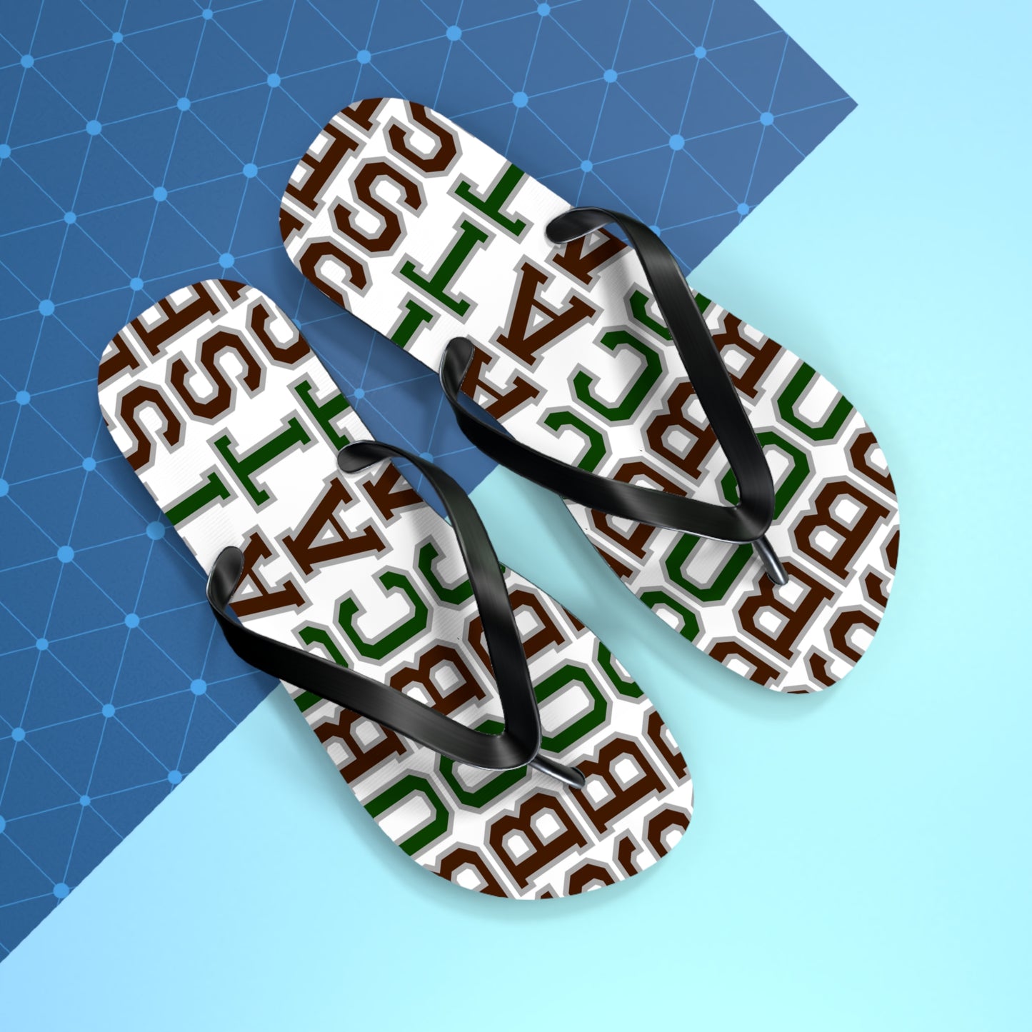 Bobcats Flip Flops