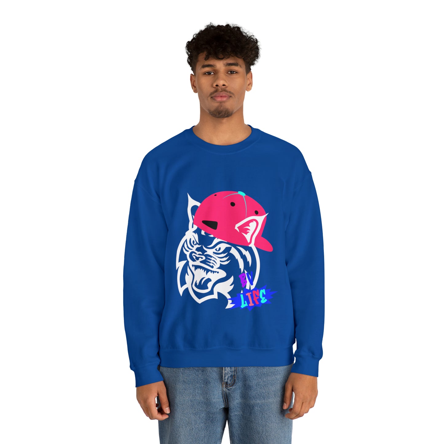 BV Life Cat Adult Crewneck Sweatshirt