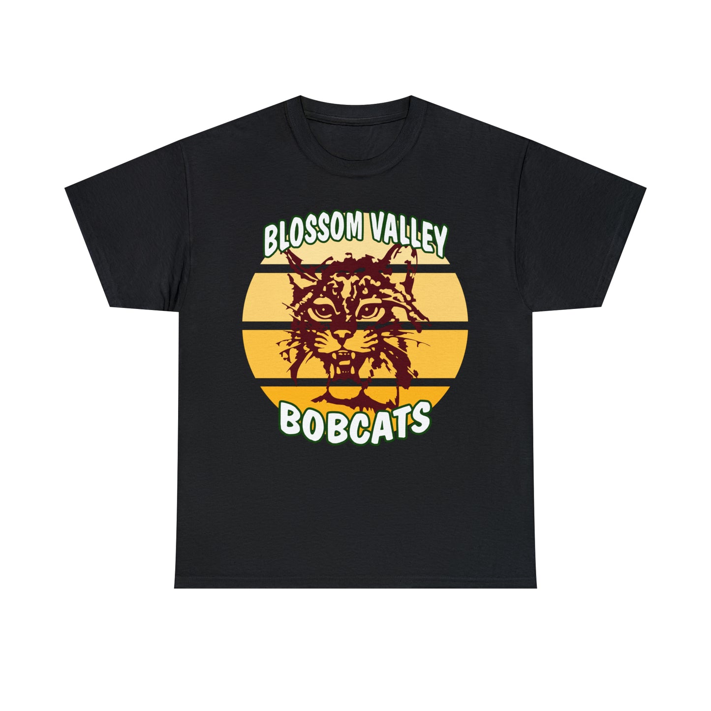Old School Sun Bobcats Adult Tee