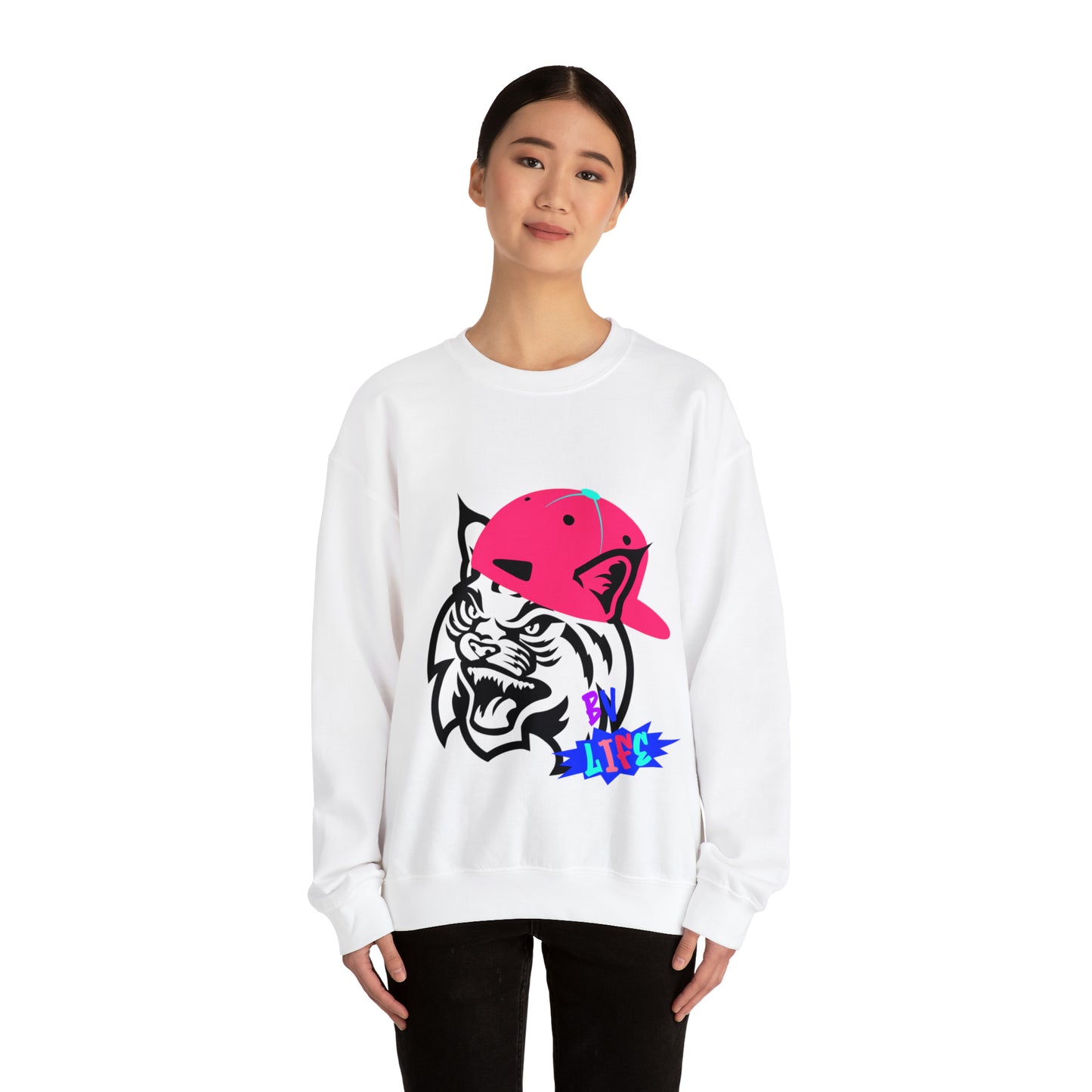 BV Life Cat Adult Crewneck Sweatshirt