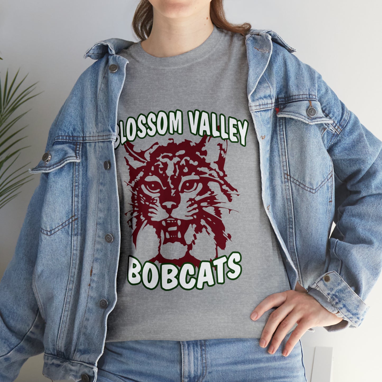 Old School Bobcats Adult Tee