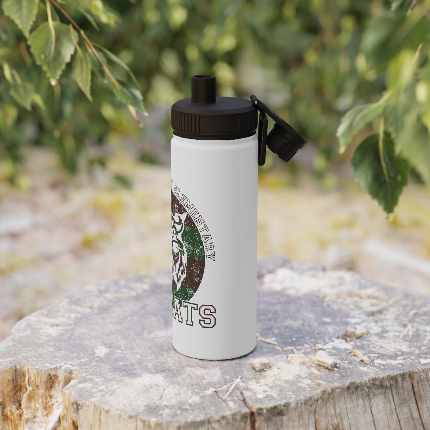 Bobcats Stainless Steel Water Bottle, Sports Lid
