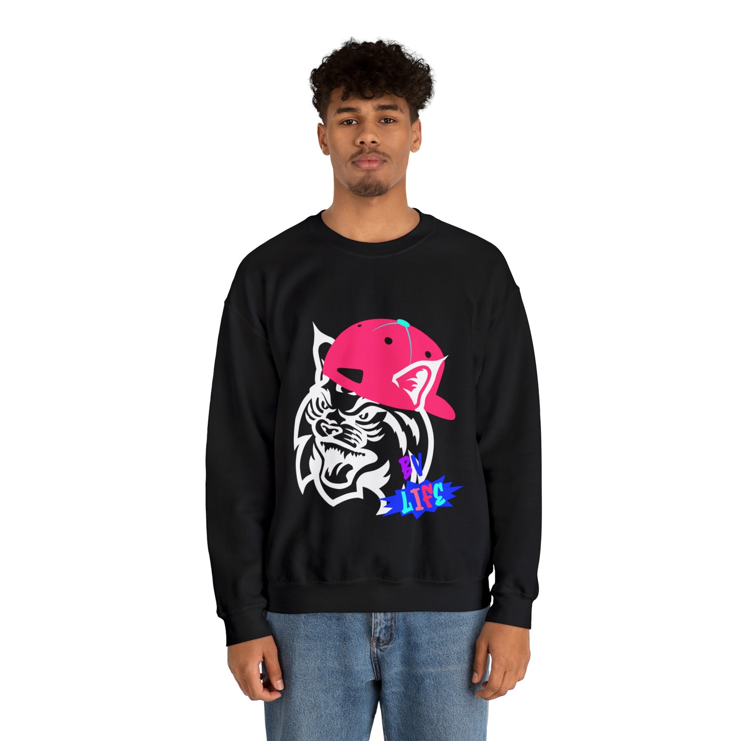 BV Life Cat Adult Crewneck Sweatshirt