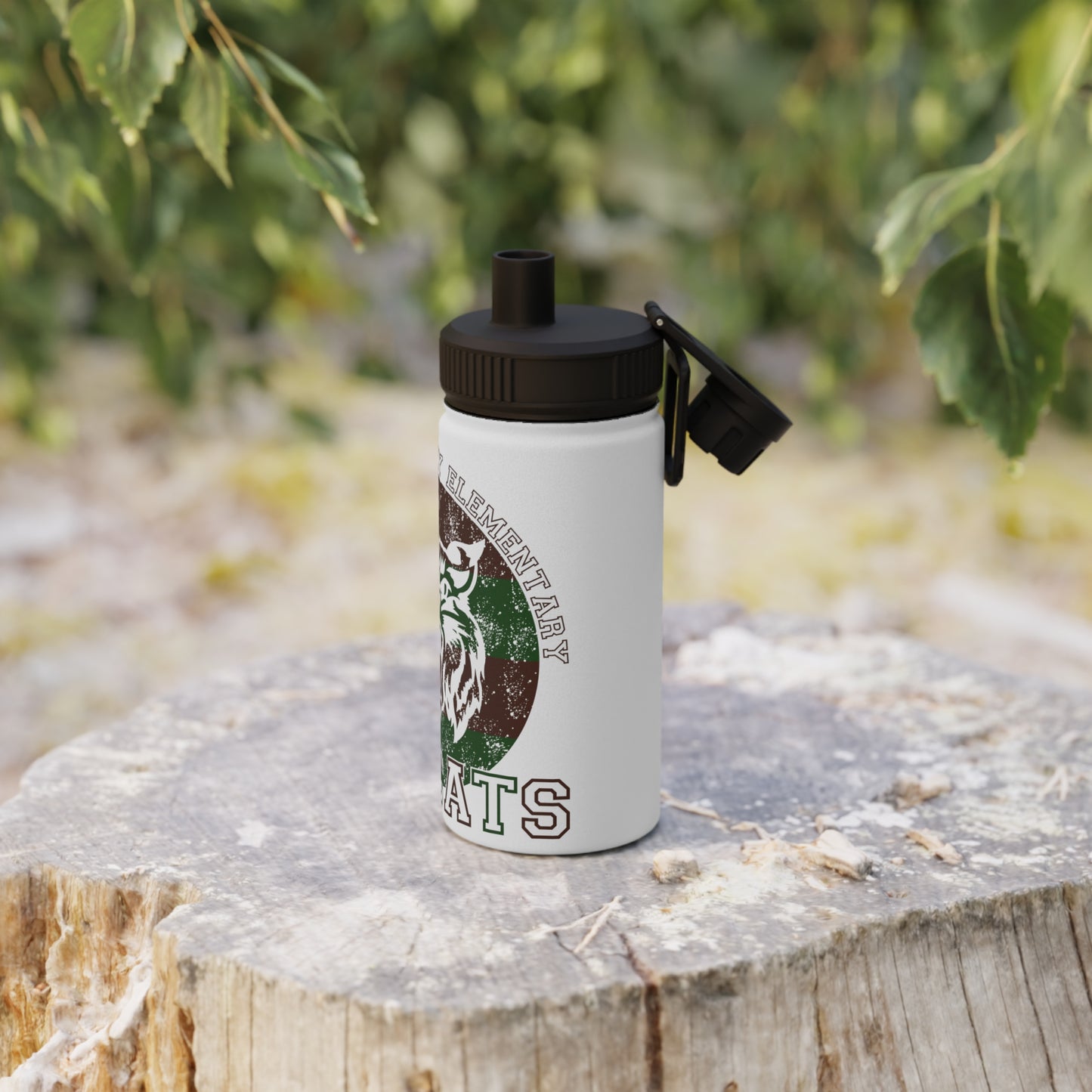 Bobcats Stainless Steel Water Bottle, Sports Lid