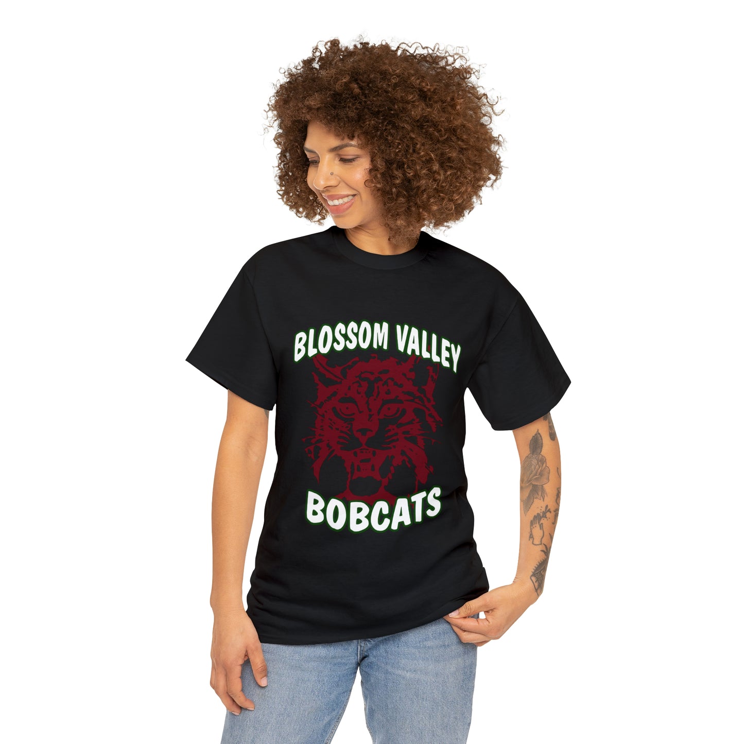 Old School Bobcats Adult Tee