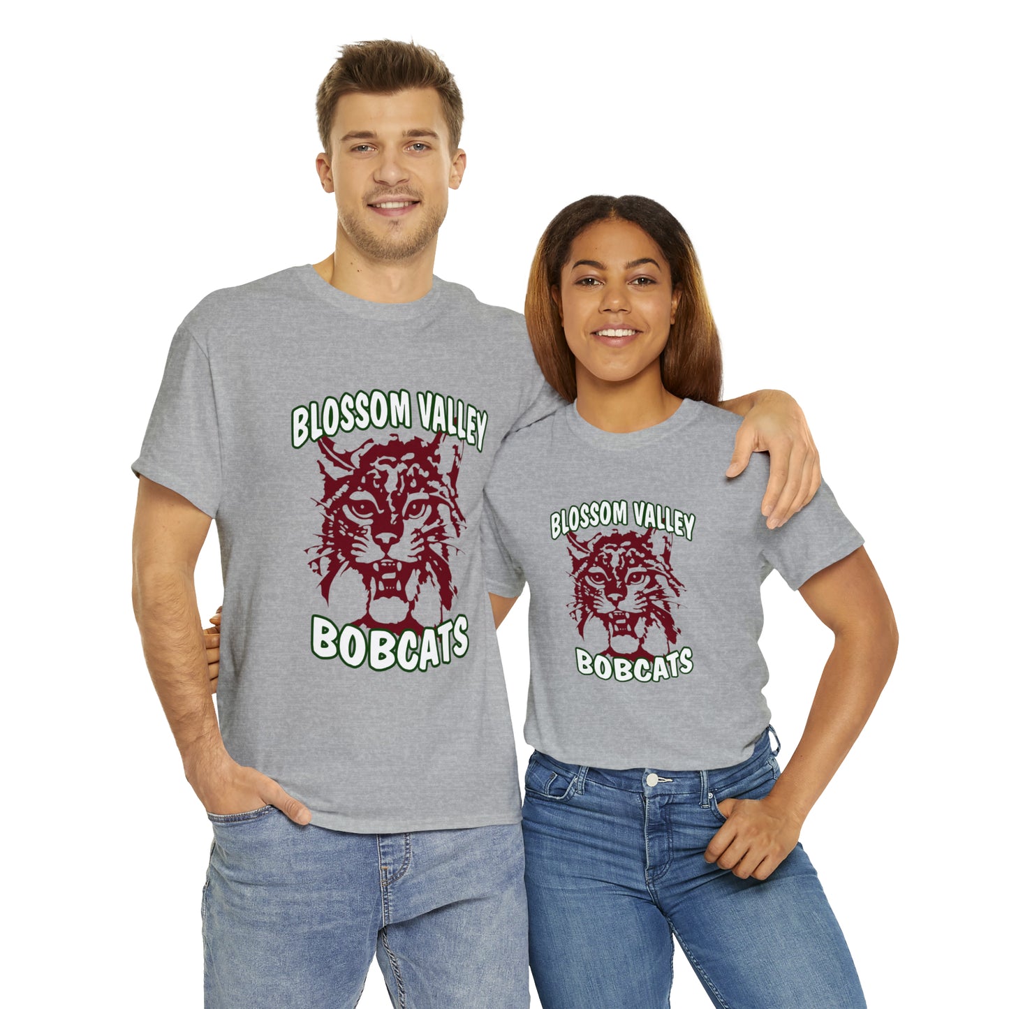 Old School Bobcats Adult Tee