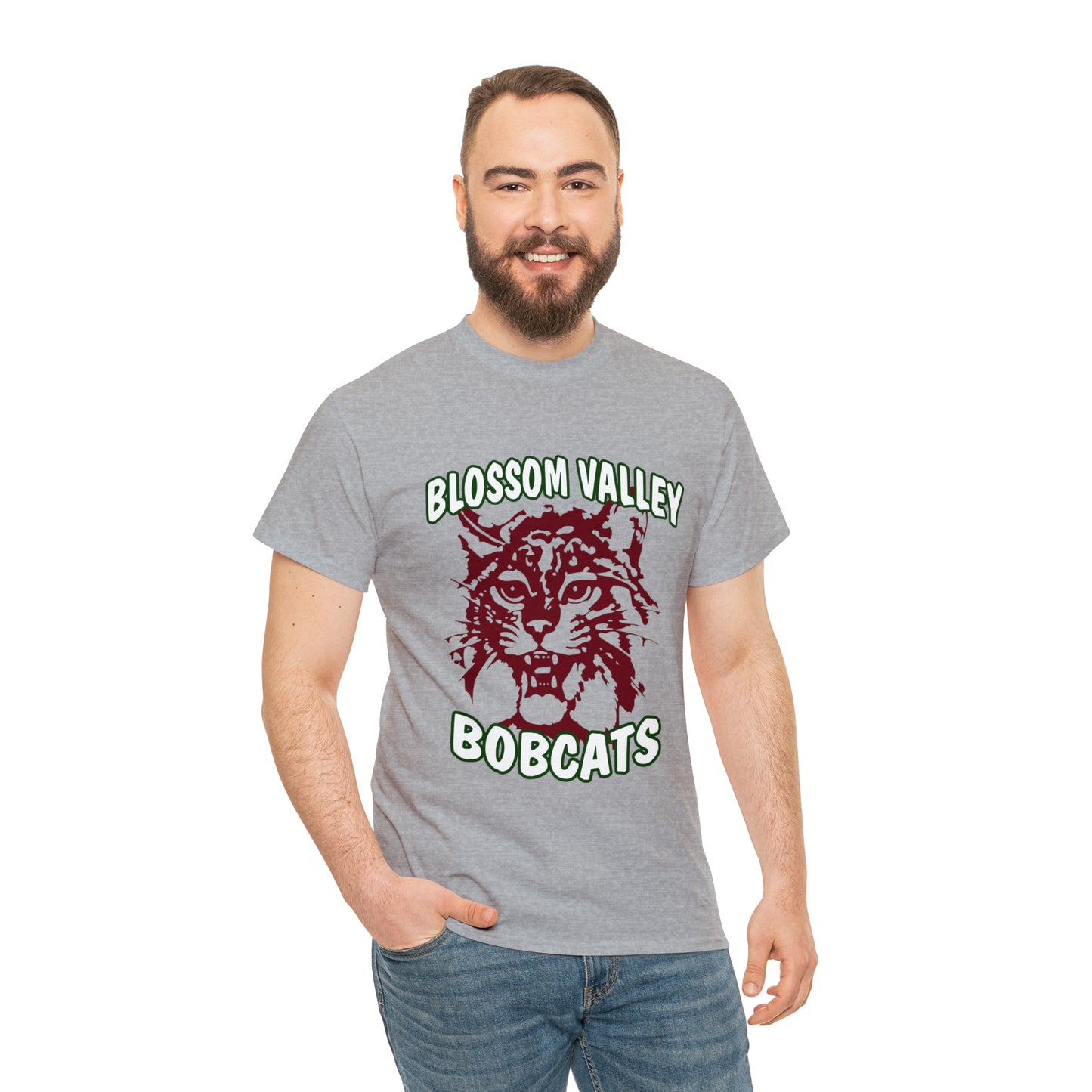 Old School Bobcats Adult Tee