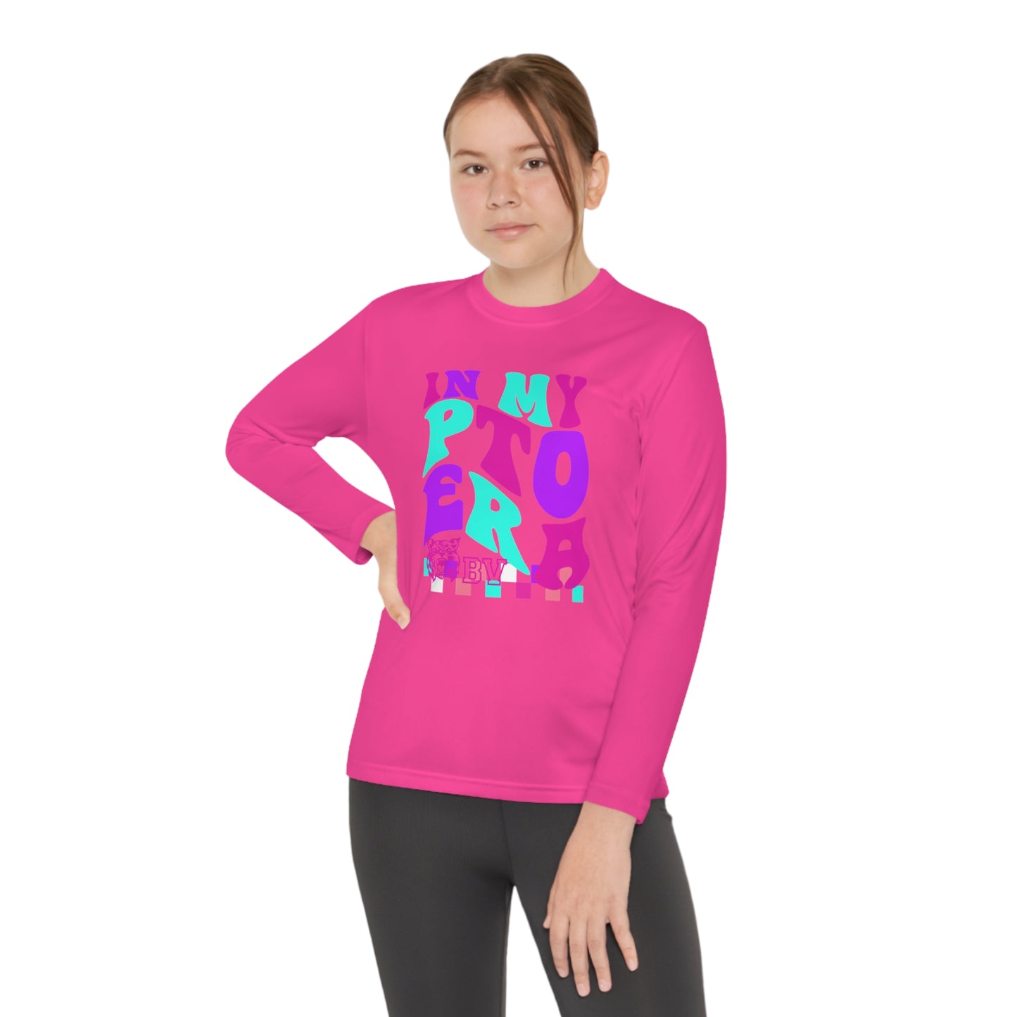 PTO Era kids Long Sleeve (Pink Logo)
