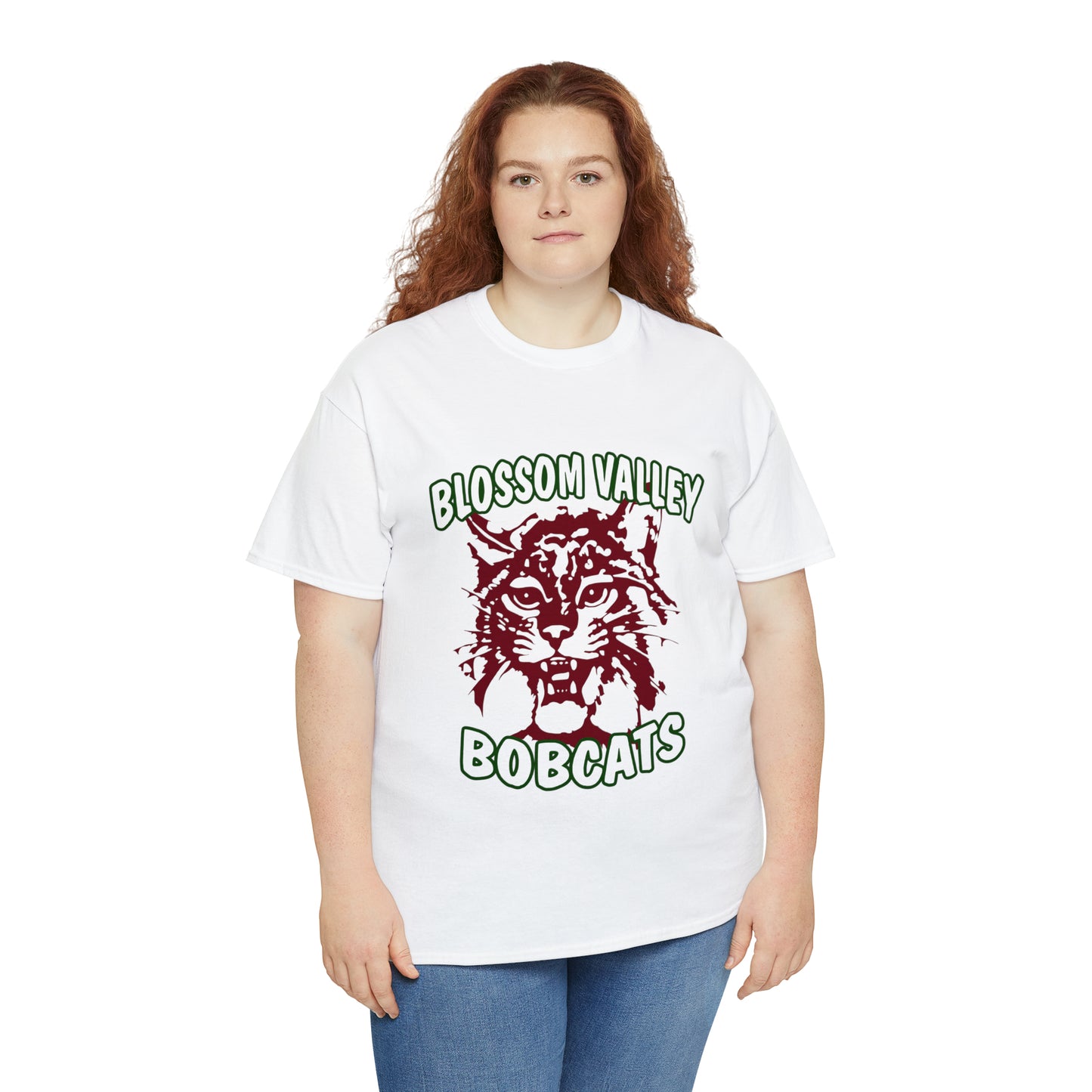 Old School Bobcats Adult Tee