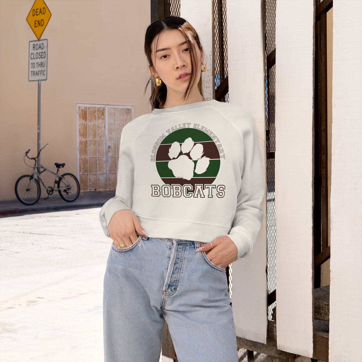 BV Paw Cropped Pullover