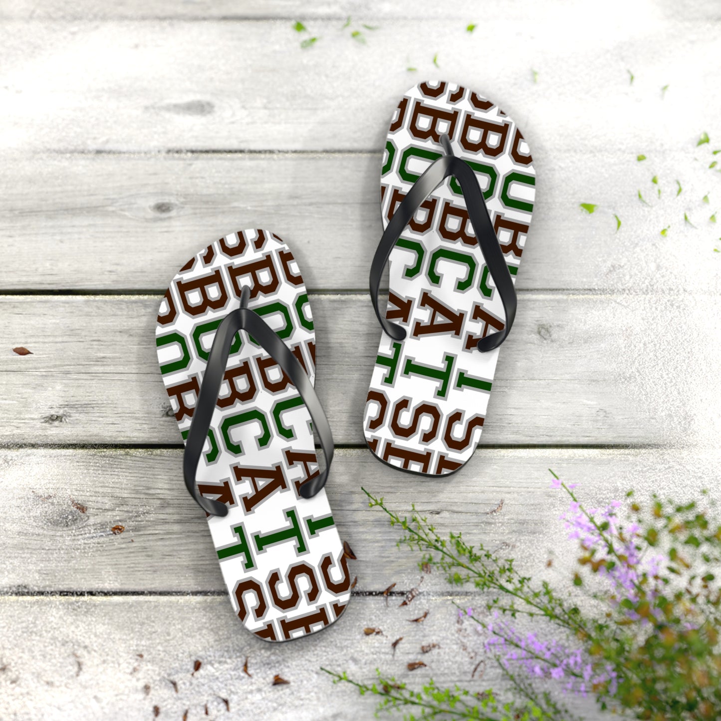 Bobcats Flip Flops