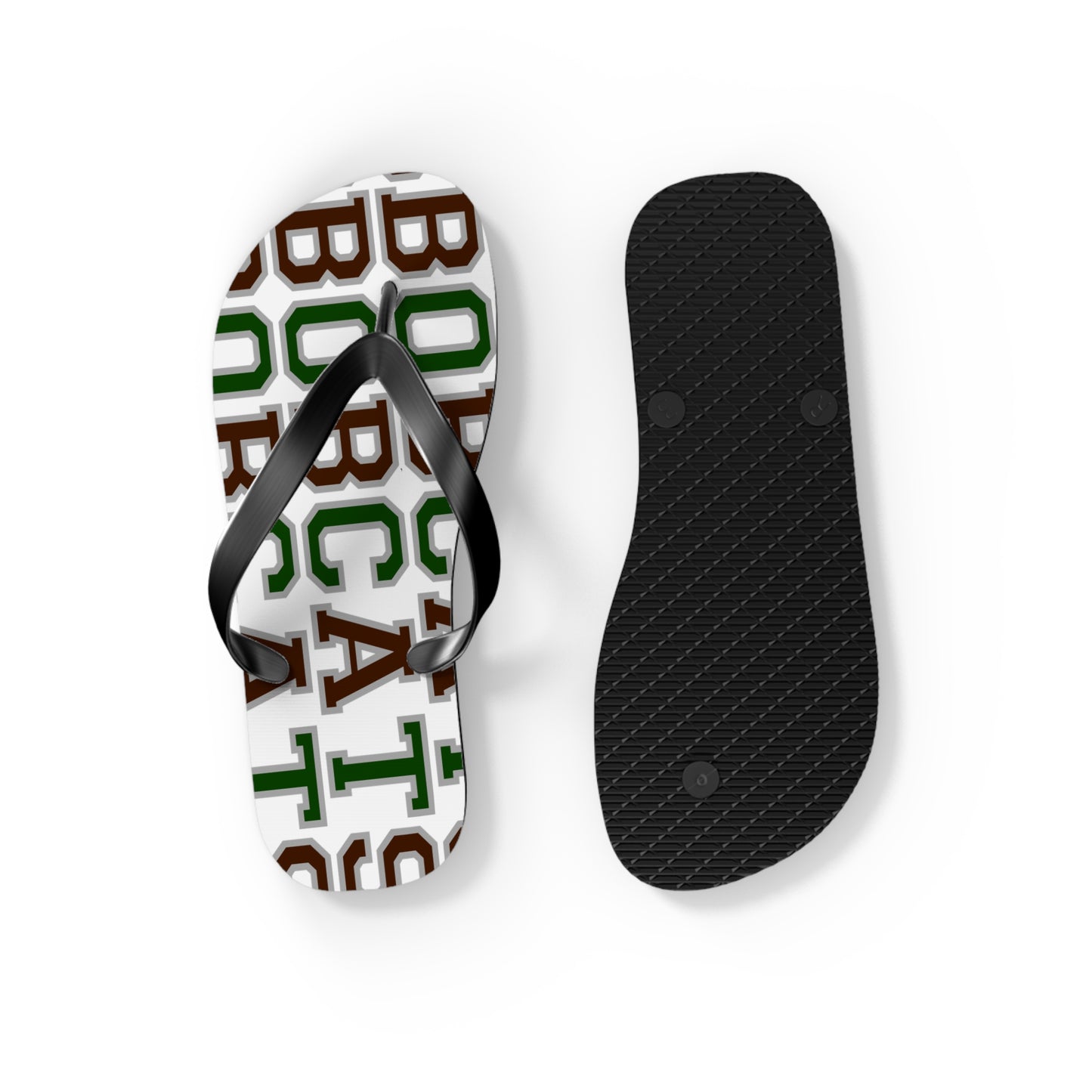 Bobcats Flip Flops