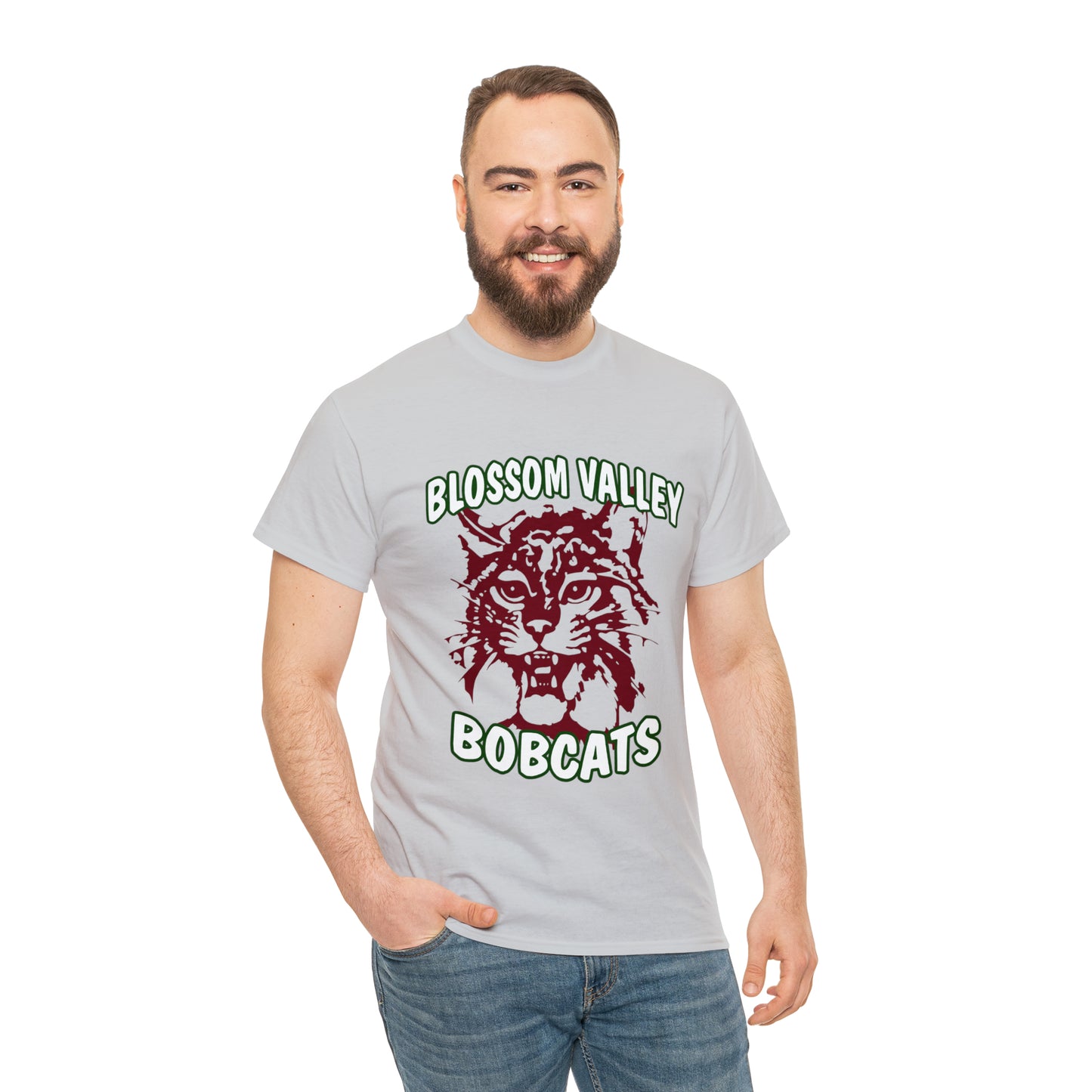 Old School Bobcats Adult Tee