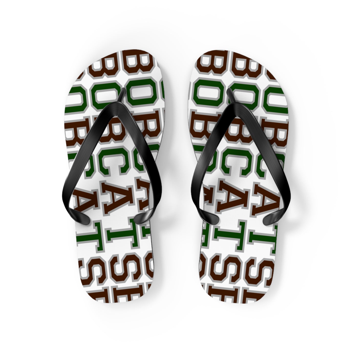 Bobcats Flip Flops