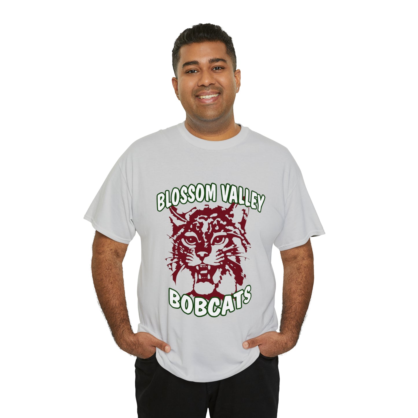 Old School Bobcats Adult Tee