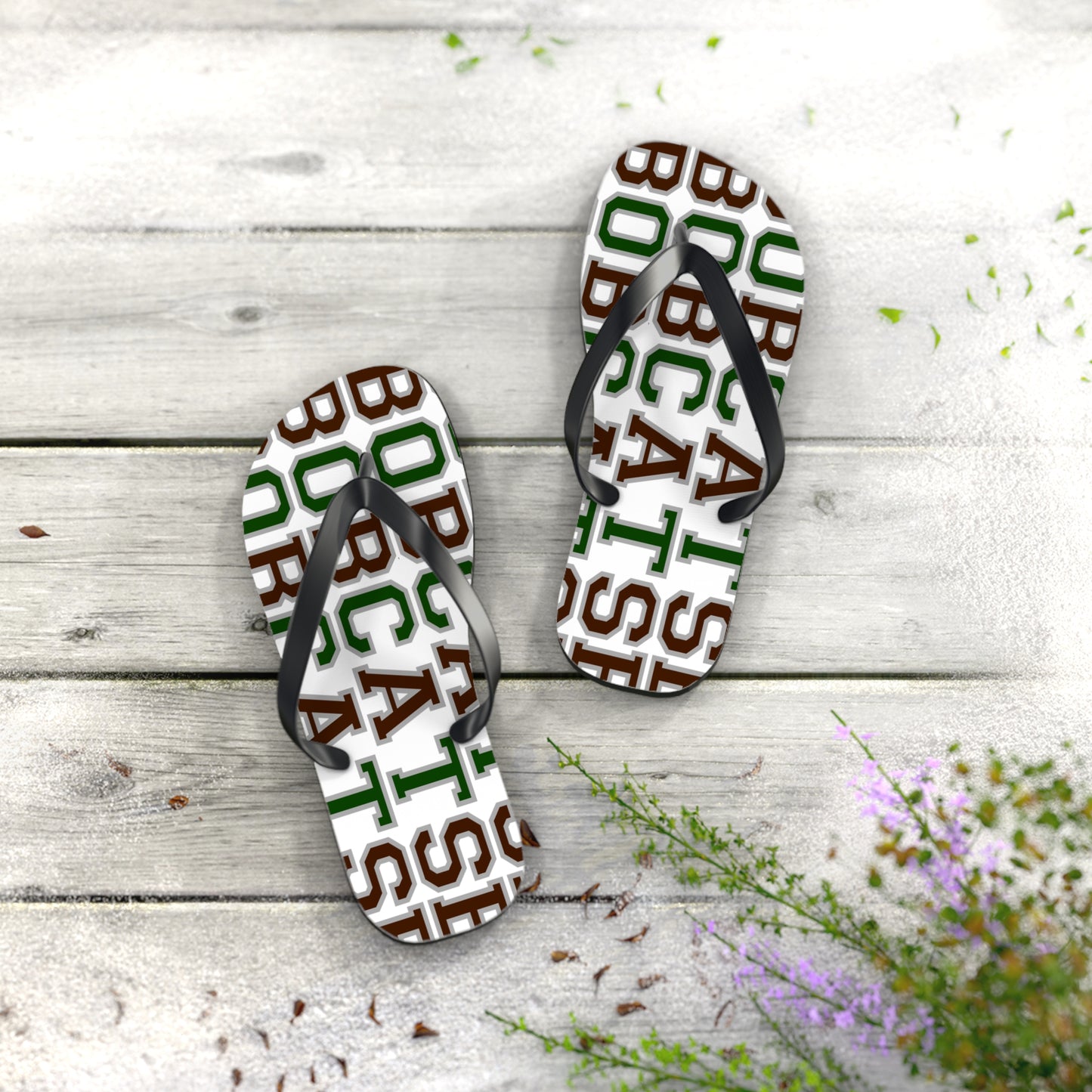 Bobcats Flip Flops