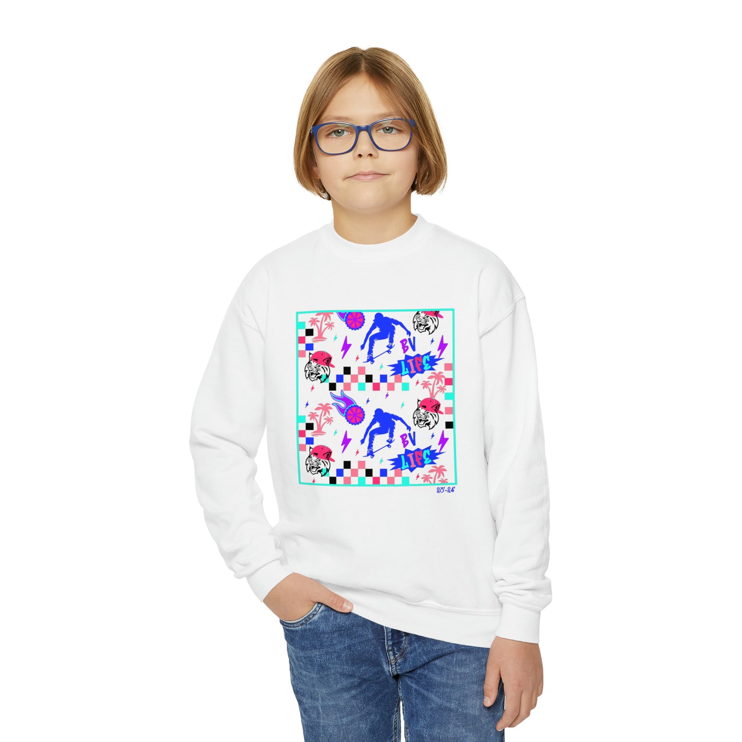 BV Life Kids Crewneck Sweatshirt