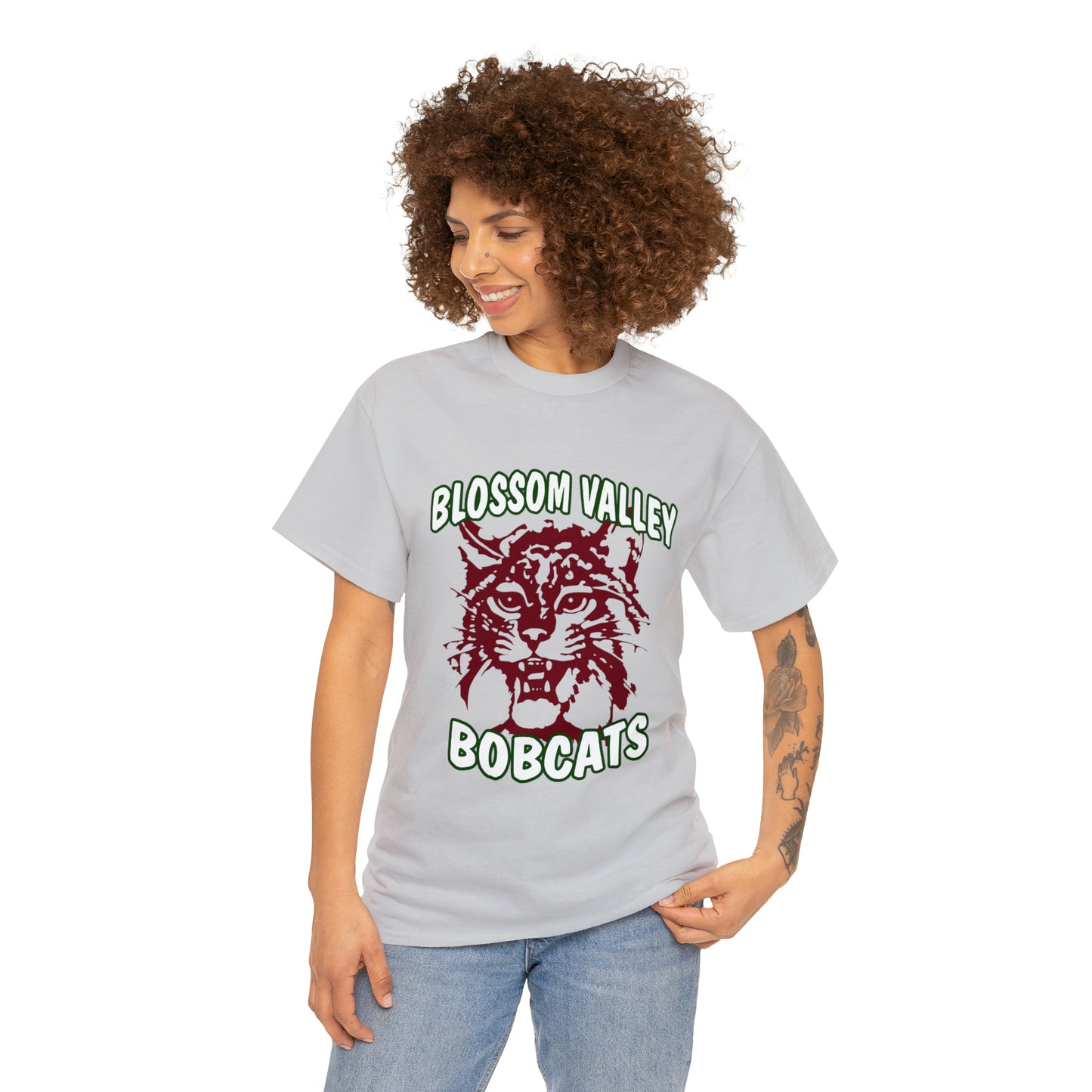 Old School Bobcats Adult Tee