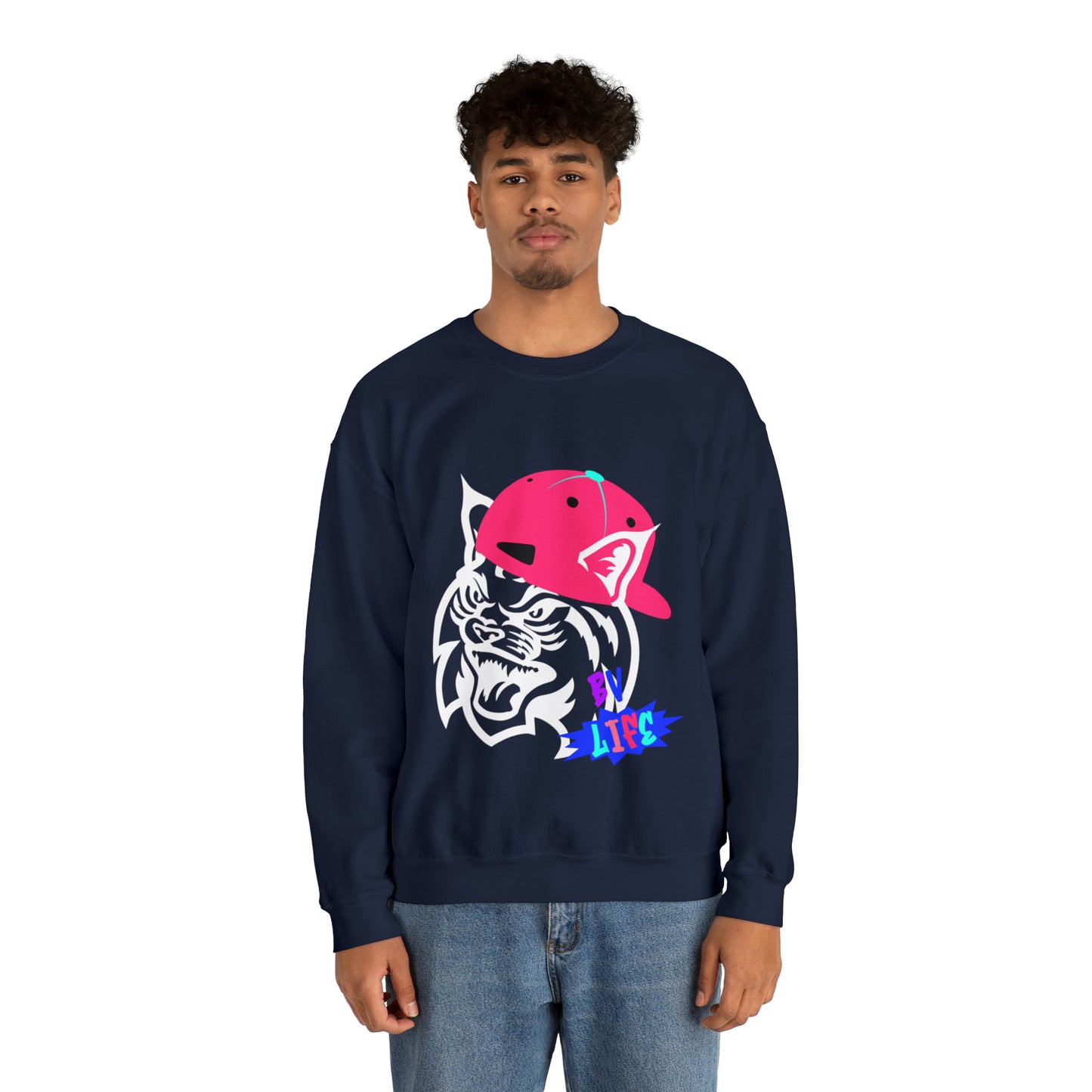 BV Life Cat Adult Crewneck Sweatshirt