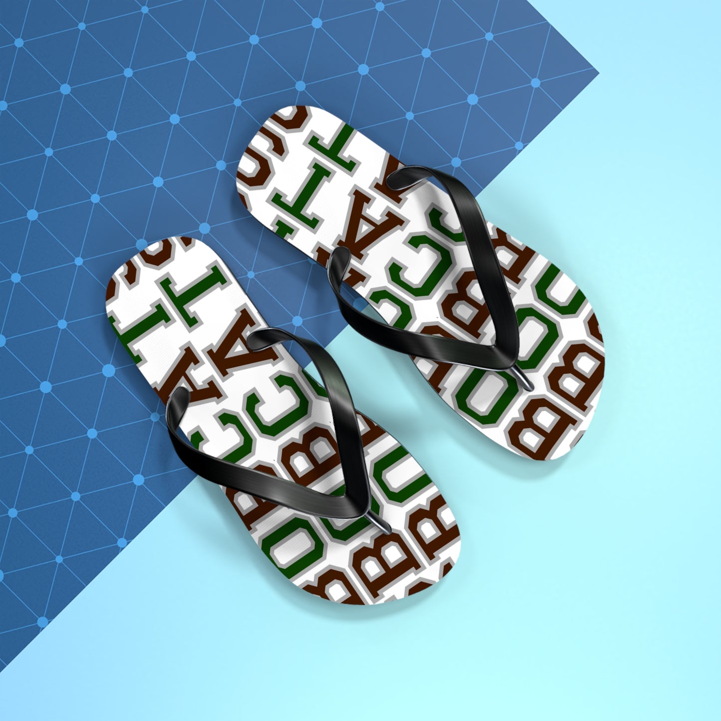 Bobcats Flip Flops