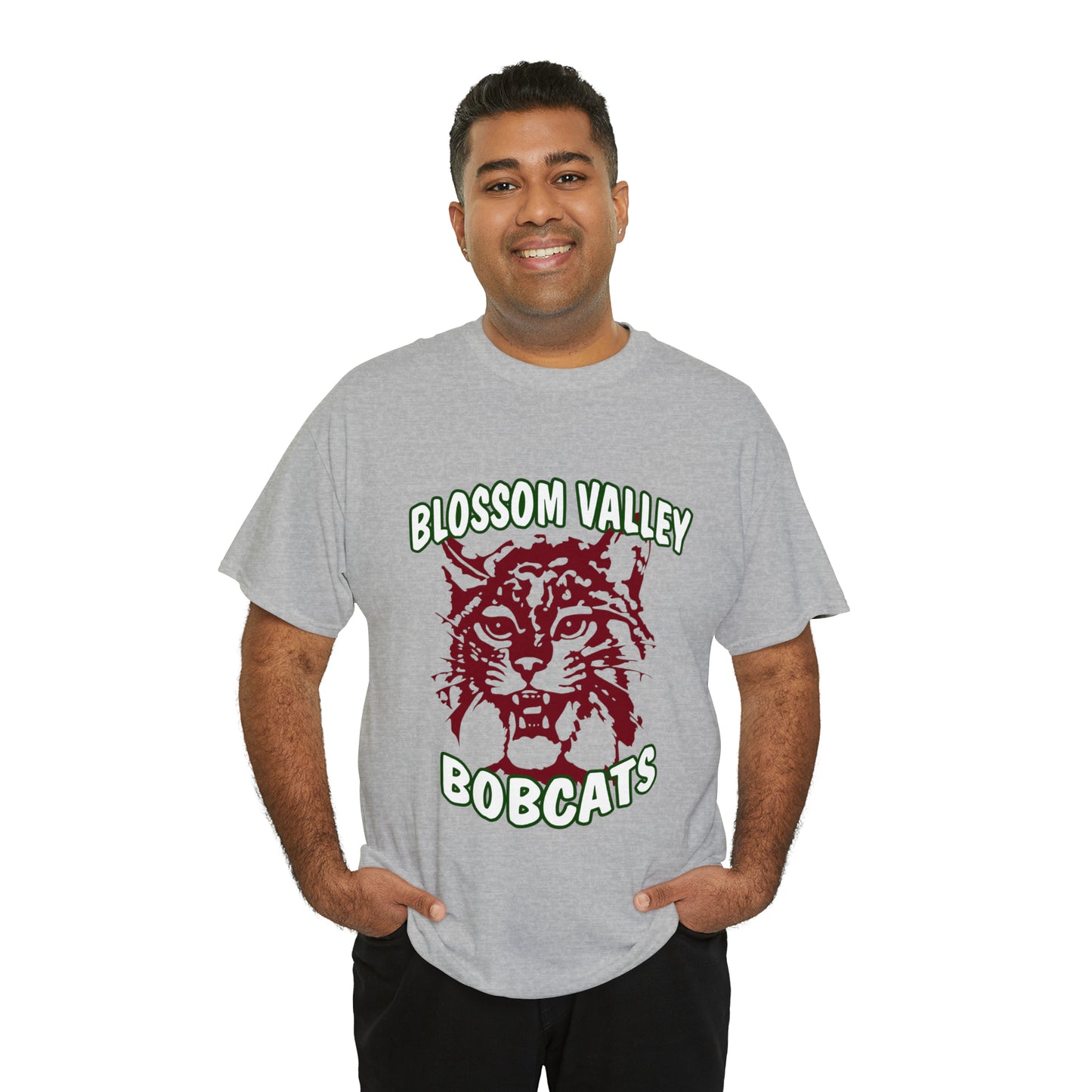 Old School Bobcats Adult Tee