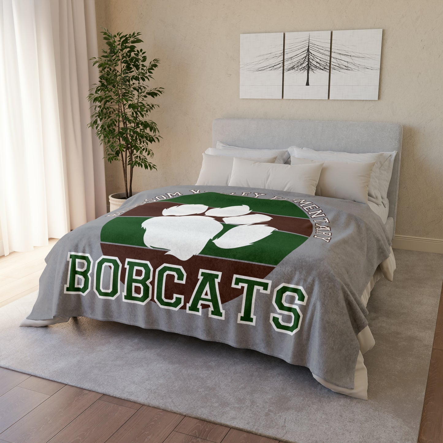BV Paw Print Blanket