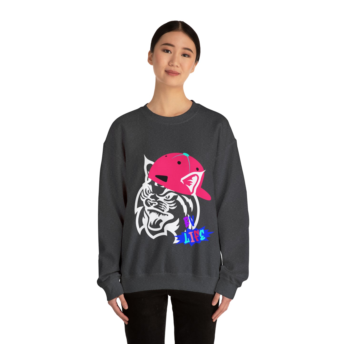 BV Life Cat Adult Crewneck Sweatshirt