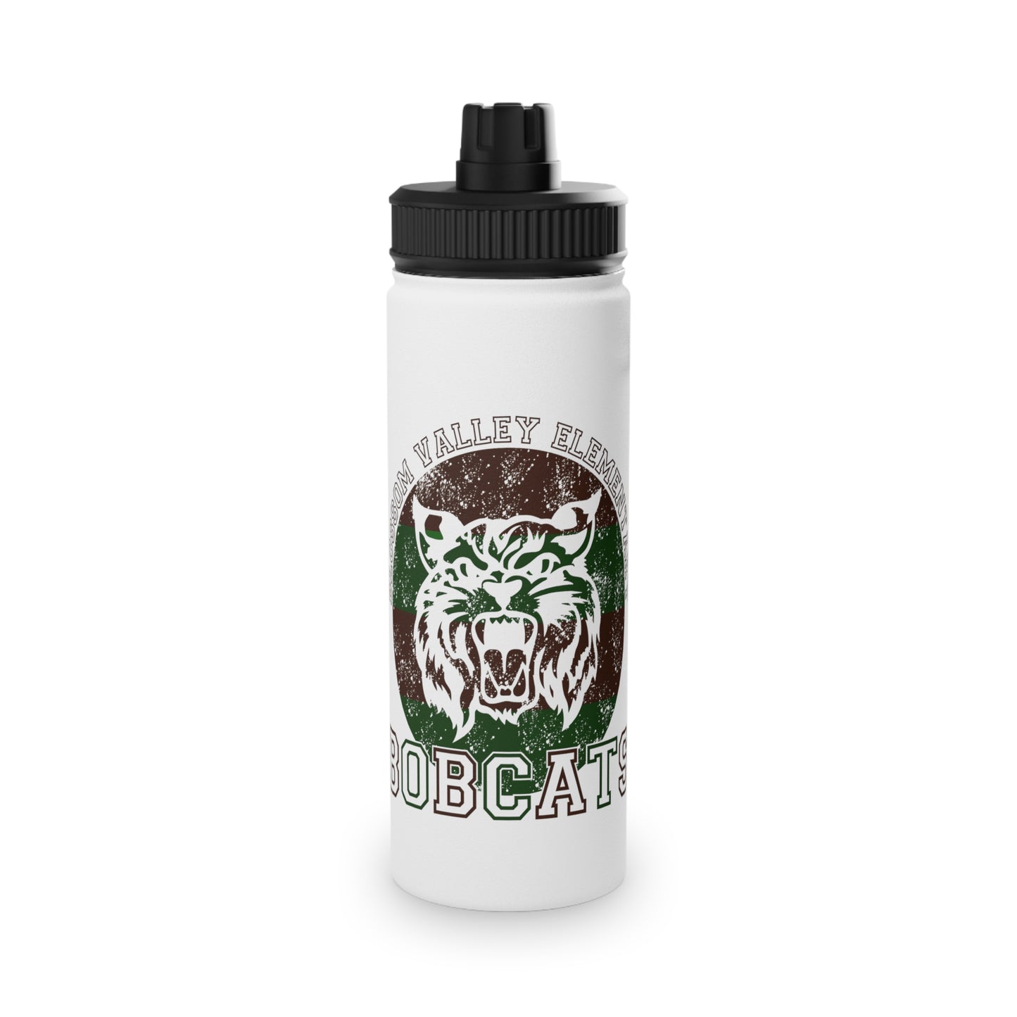 Bobcats Stainless Steel Water Bottle, Sports Lid