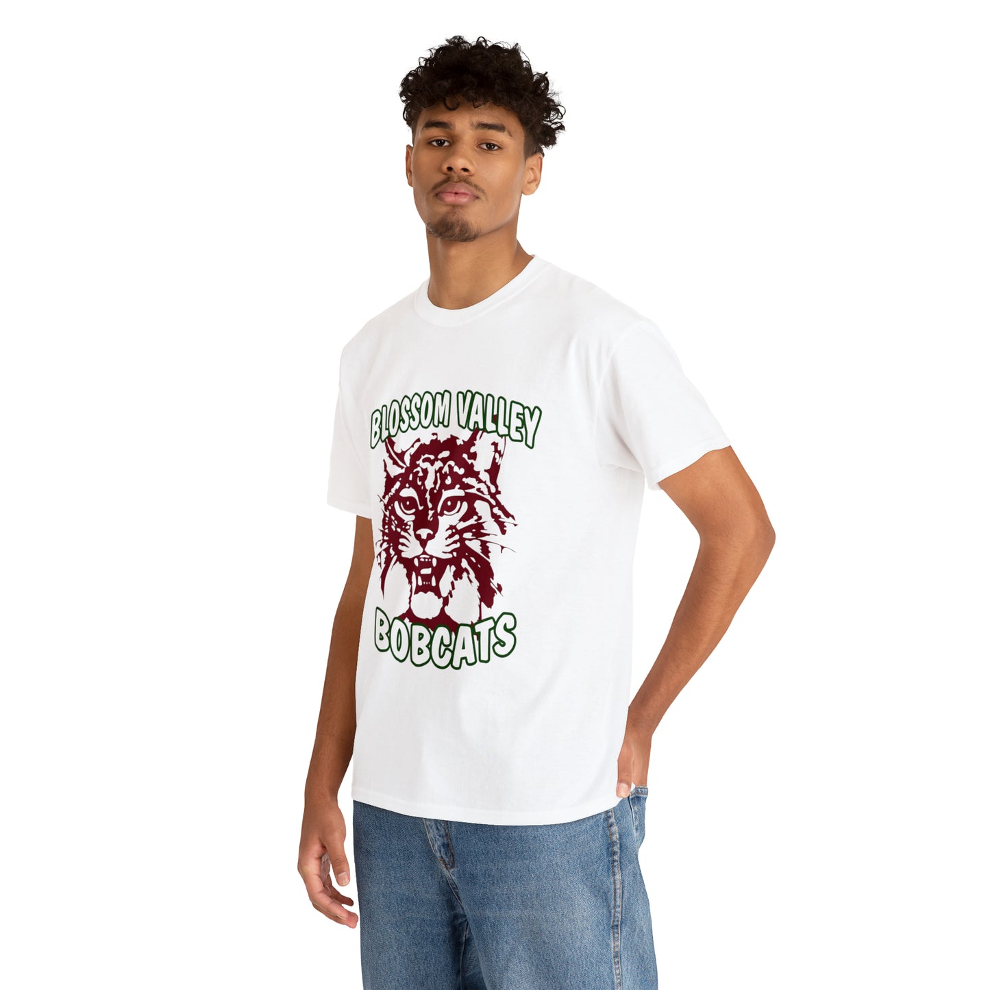 Old School Bobcats Adult Tee