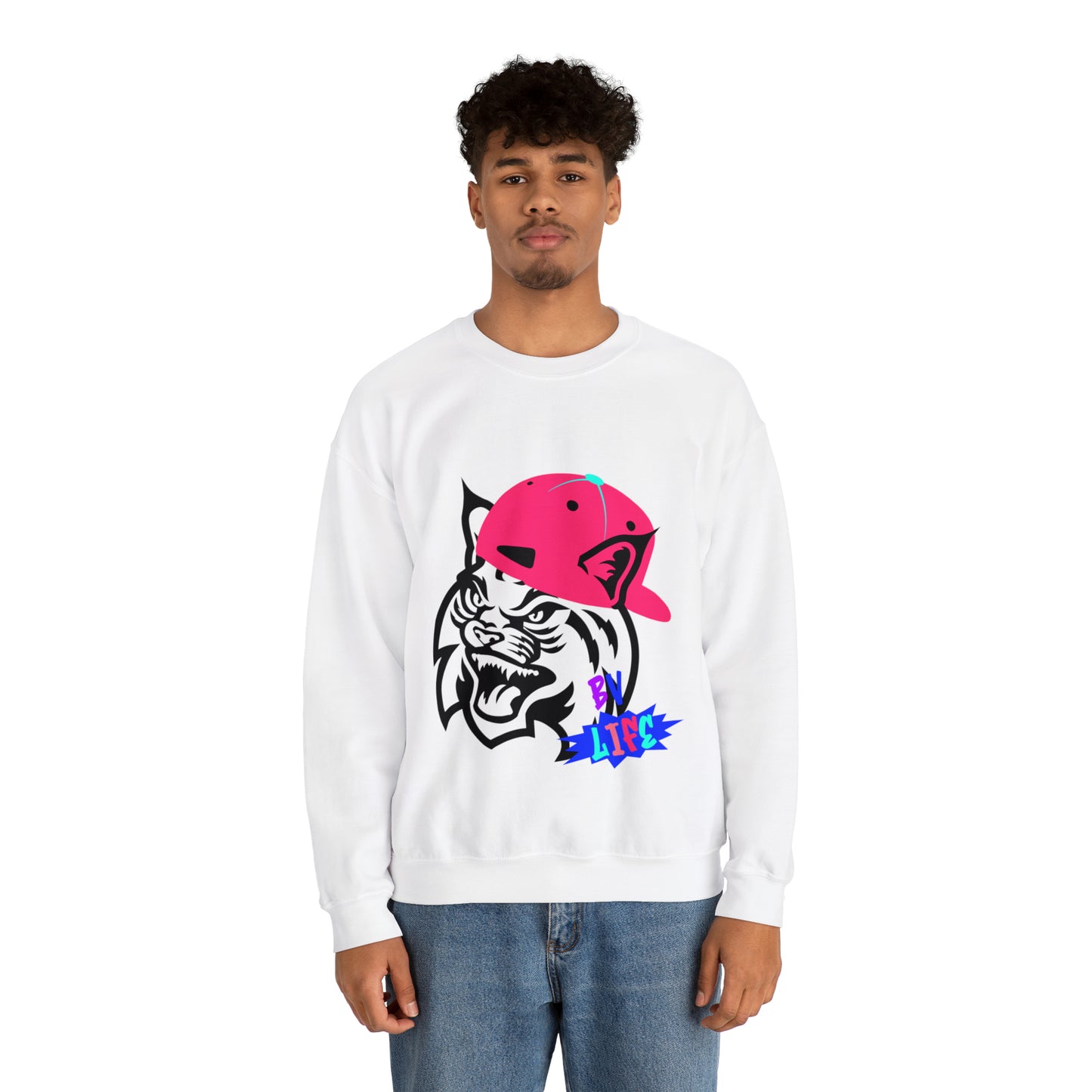 BV Life Cat Adult Crewneck Sweatshirt