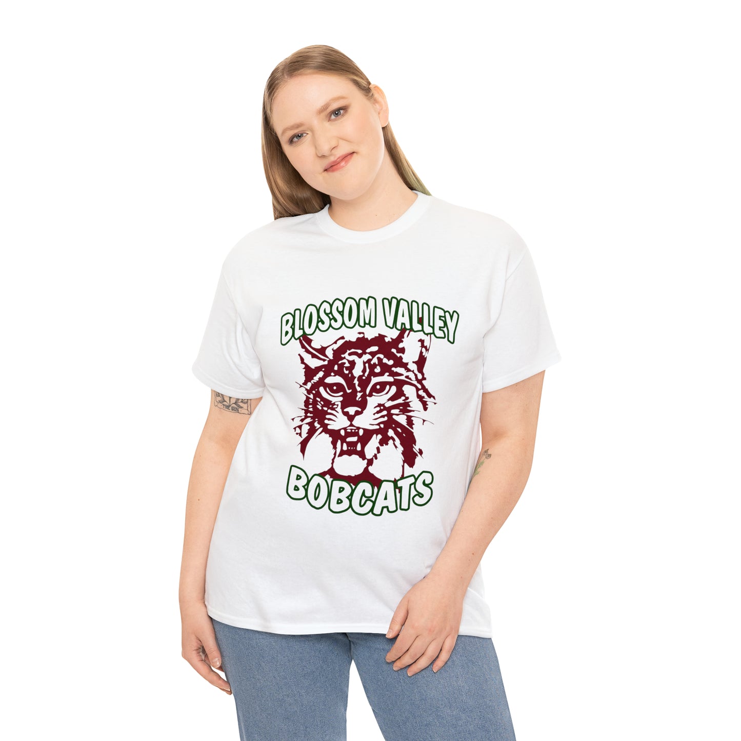 Old School Bobcats Adult Tee