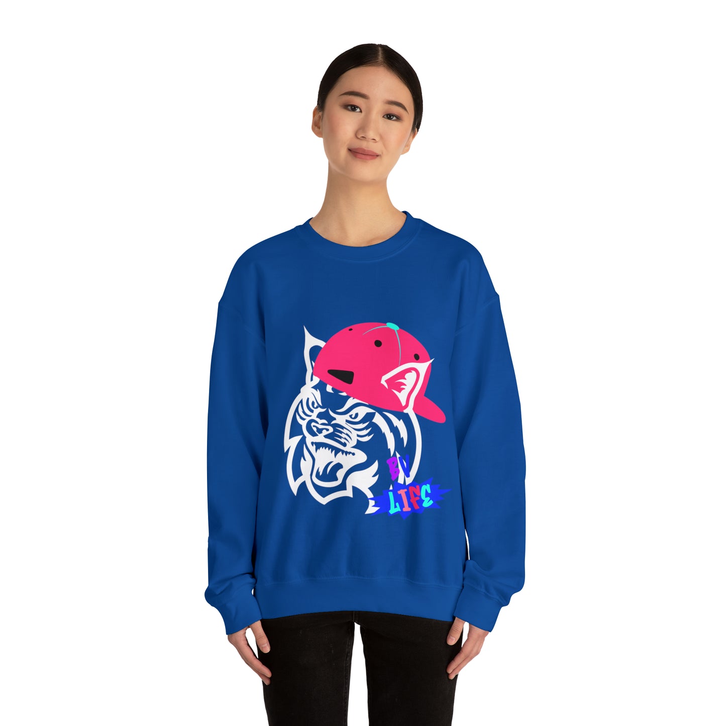 BV Life Cat Adult Crewneck Sweatshirt