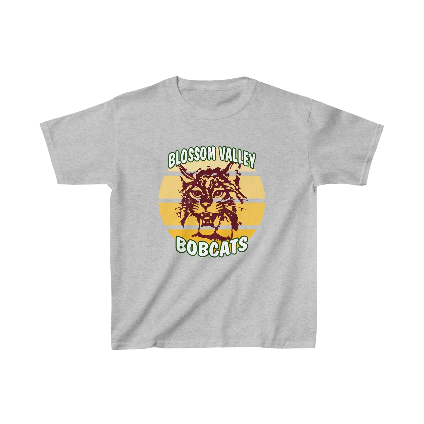 Old School Sun Bobcats Kids Tee