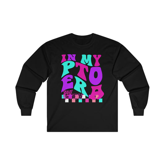 PTO Era Adult Long Sleeve Tee (Pink Logo)