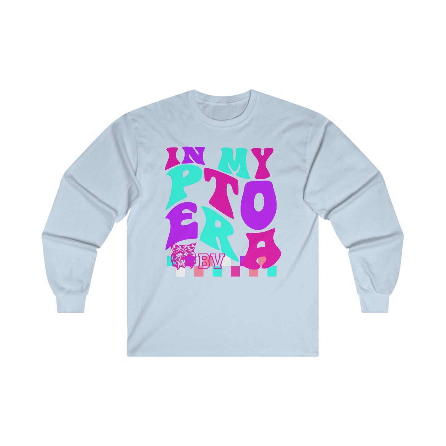 PTO Era Adult Long Sleeve Tee (Pink Logo)