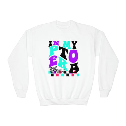 PTO Era Kids Crewneck Sweatshirt (Teal Logo)