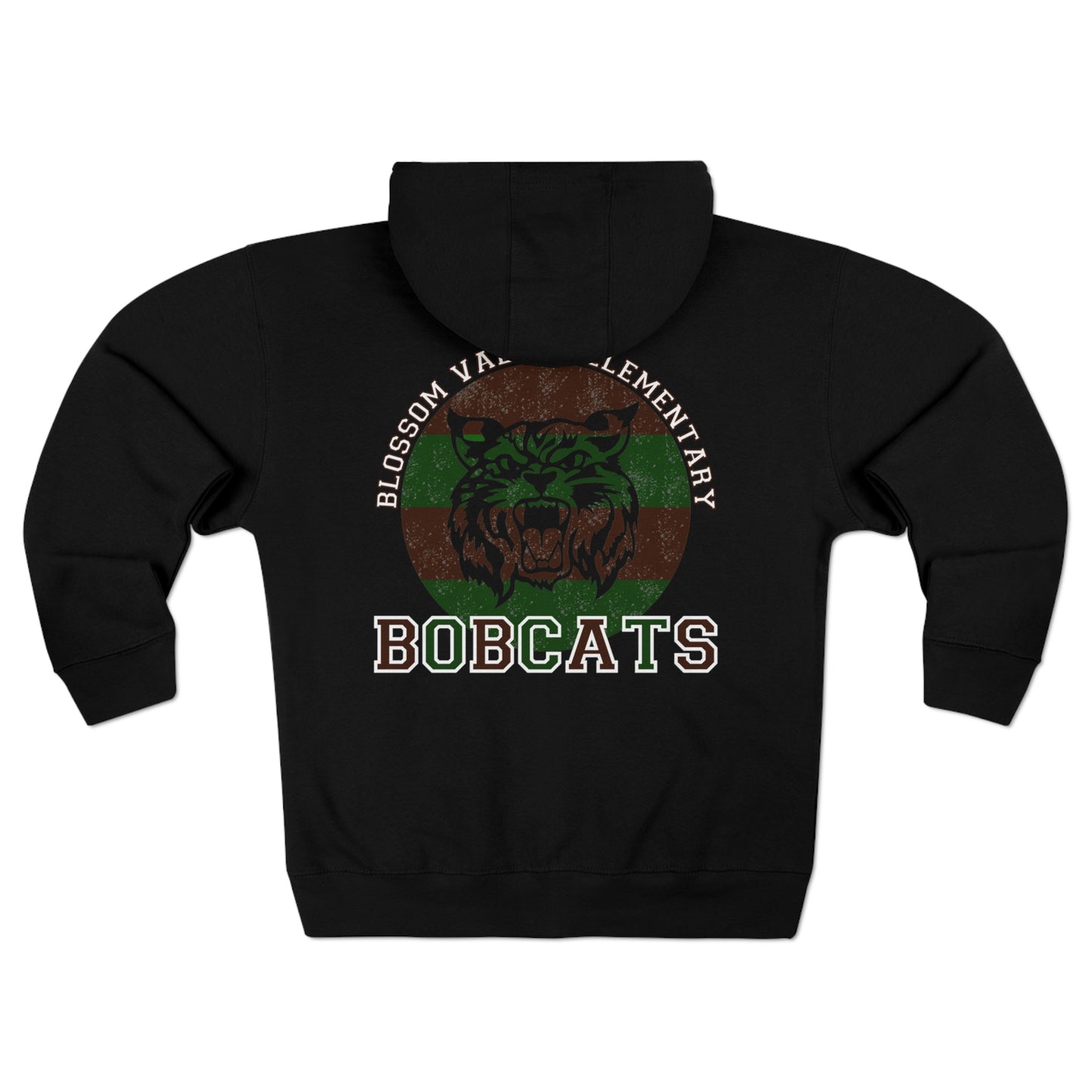 Bobcats Adult Zip-up Hoodie