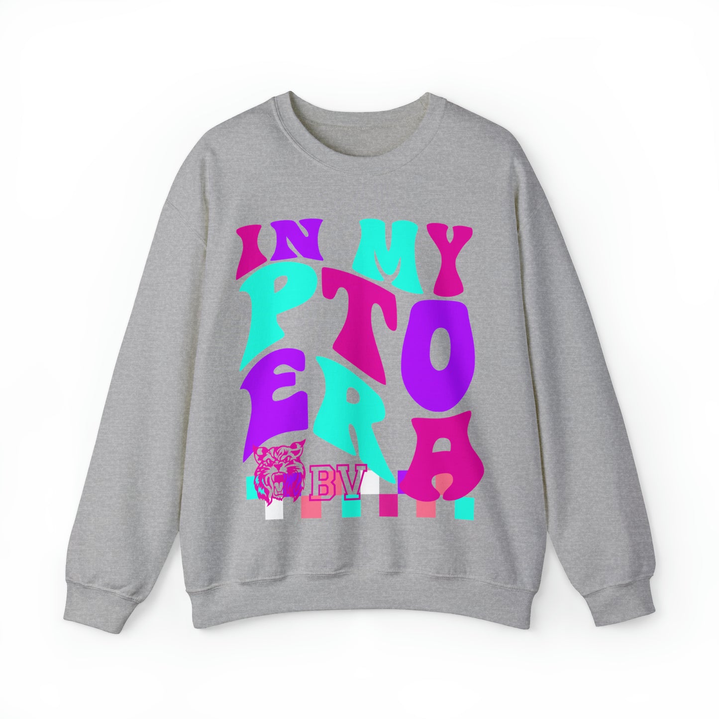 PTO Era Adult Crewneck Sweatshirt (Pink Logo)