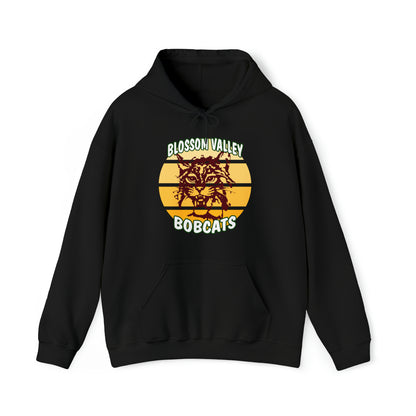 Old School Sun Bobcats Adult Hoodie