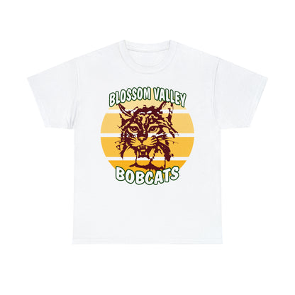 Old School Sun Bobcats Adult Tee