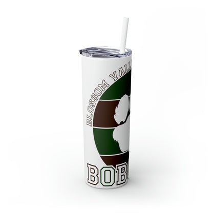BV Paw Skinny Tumbler with Straw, 20oz