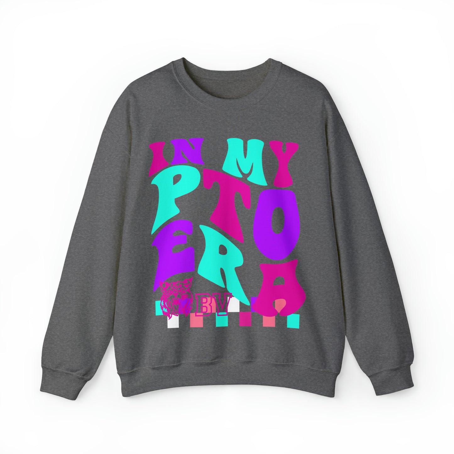 PTO Era Adult Crewneck Sweatshirt (Pink Logo)