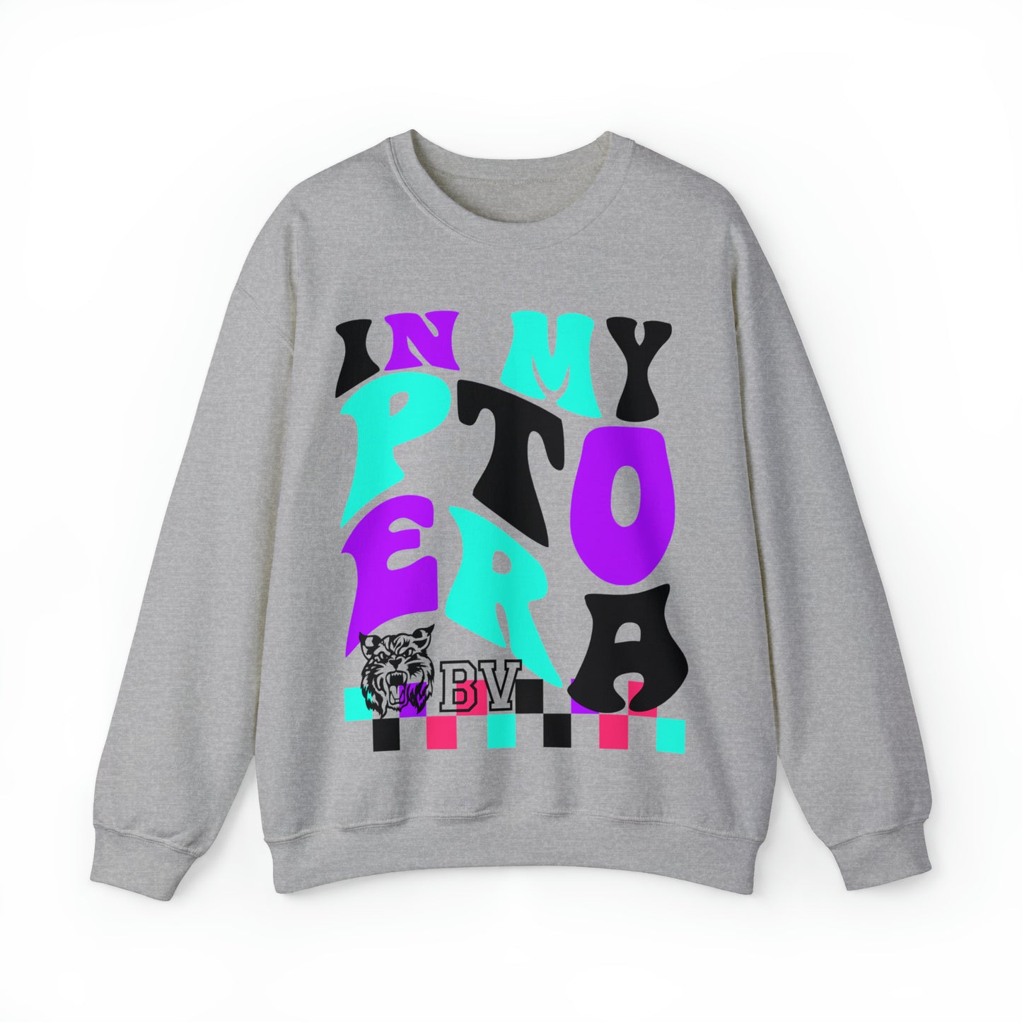 PTO Era Adult Crewneck Sweatshirt (Teal Logo)