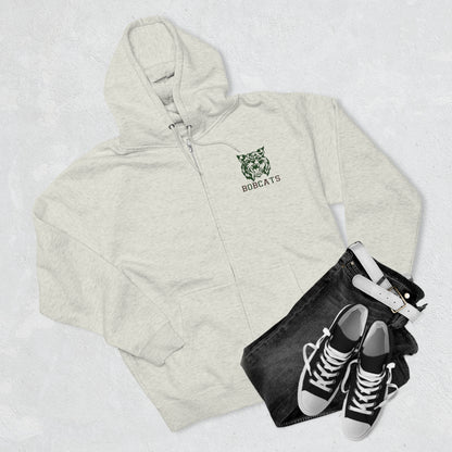 Bobcats Adult Zip-up Hoodie