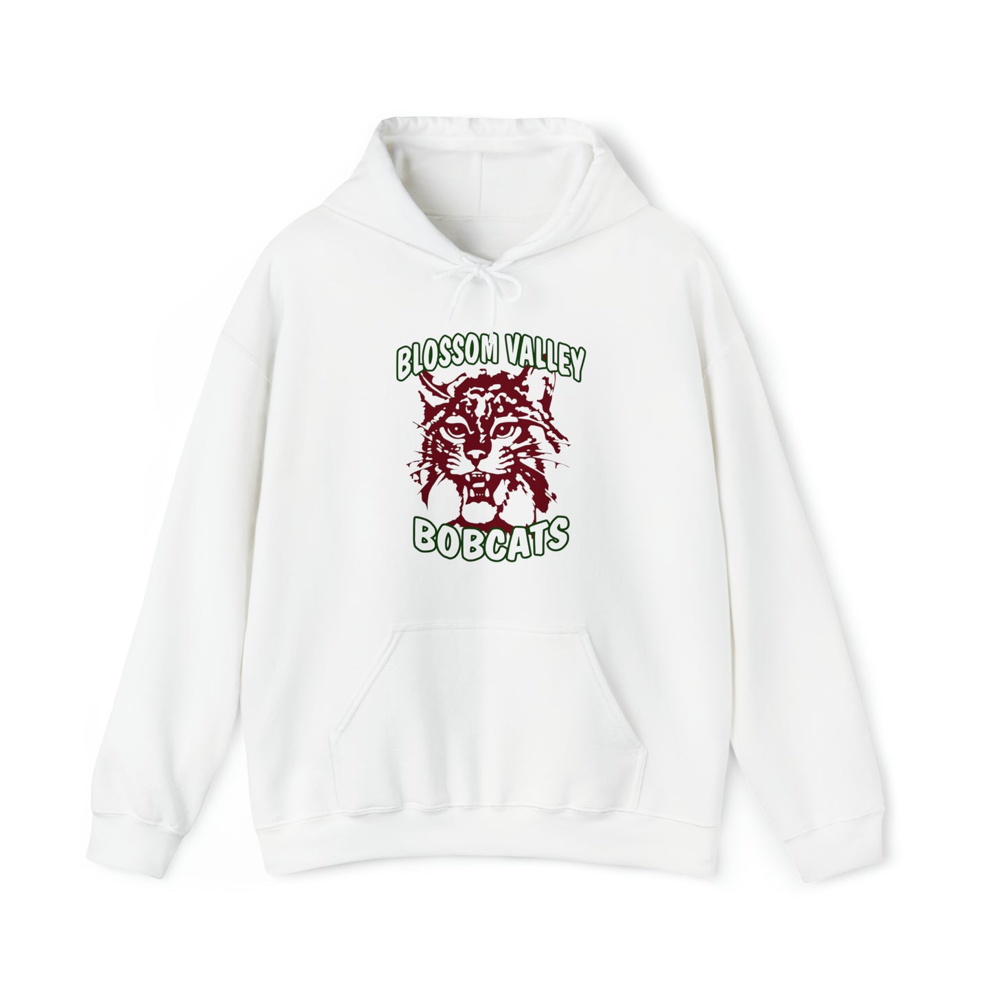 Old School Bobcats Adult Hoodie