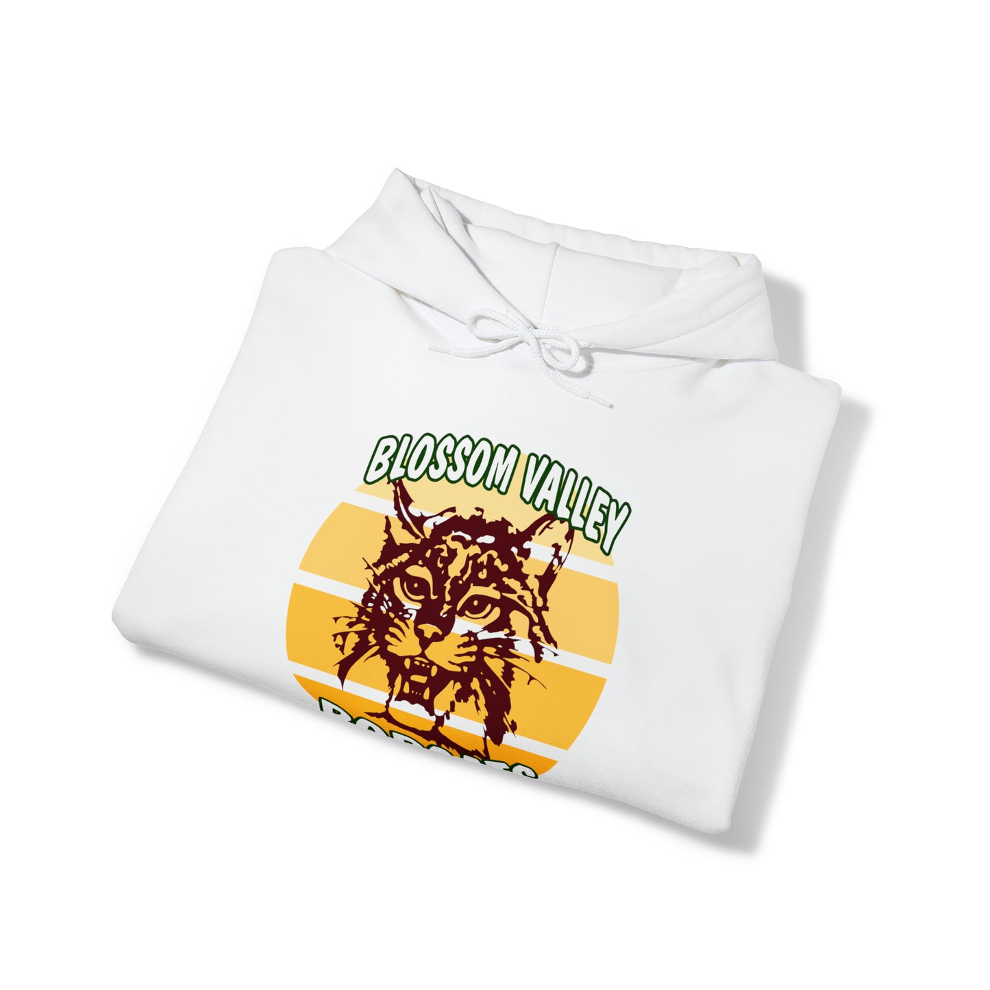 Old School Sun Bobcats Adult Hoodie